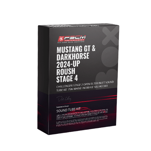 2024-UP Mustang GT and Darkhorse ROUSH phase 2 Supercharger stage 4 whine mod kit 100% SKUR024